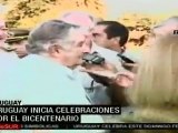 Mujica encabeza en Uruguay celebraciones del bicentenario de