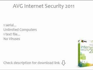 AVG Internet Security 2011 Serial (expires 2018)
