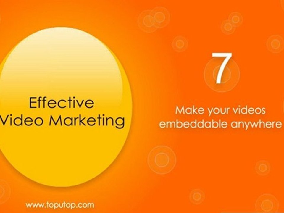 Effective Video Marketing