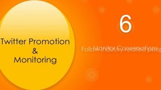 Twitter Promotion & Monitoring