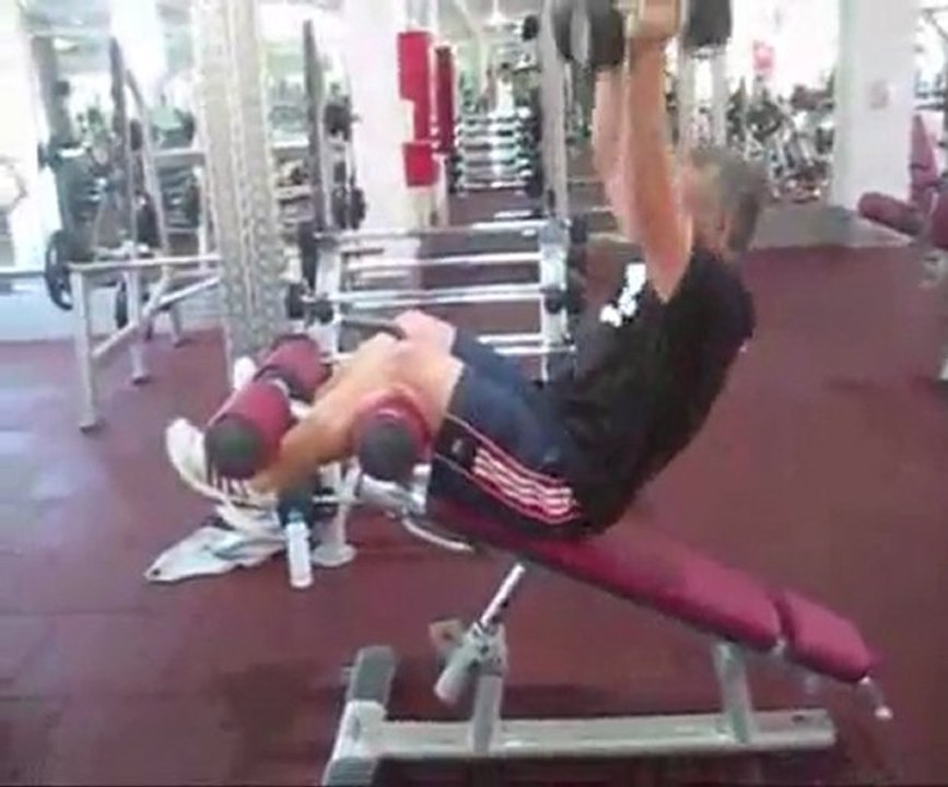 Decline Bench Curl & Press