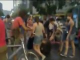 Driver tries to kill cyclists in Critical Mass Porto Alegre,