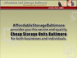 Cheap Storage Units Baltimore: Secure And Affordable