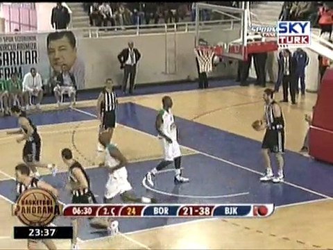 Bornova Belediye - Beşiktaş Cola Turka (Basketbol Panorama)