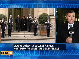 Intérieur : Hortefeux laisse la place à Guéant
