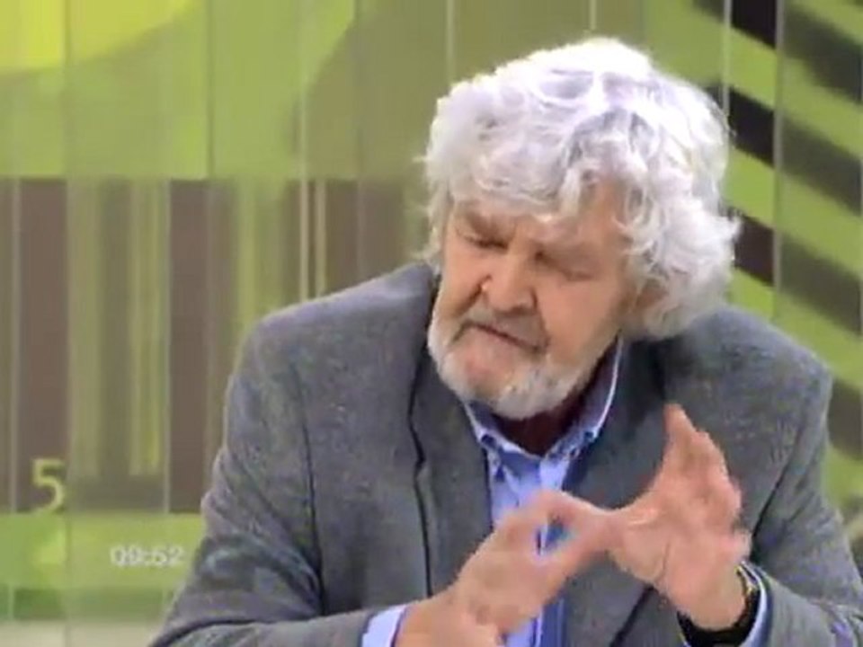 Xosé Manuel Beiras entrevistado na TVG em 28-02-2011