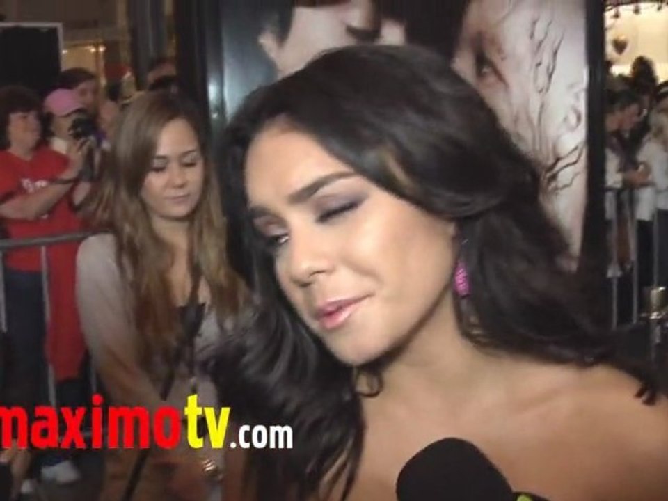 VANESSA HUDGENS Interview at BEASTLY Premiere