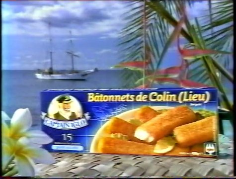 Publicité Captain Iglo 1992