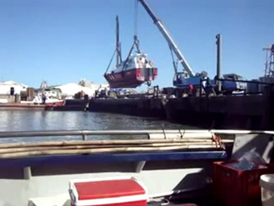 Manoeuvre sur le Port ...