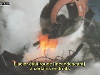 Températures extrêmes et Acier en fusion à Ground Zero (WTC)