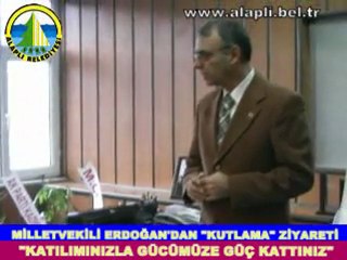 MİLLETVEKİLİ ERDOĞAN'DAN  KUTLAMA ZİYARETİ