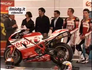 DUCATI: PRESENTATA LA NUOVA DUCATI CORSE 1098 R