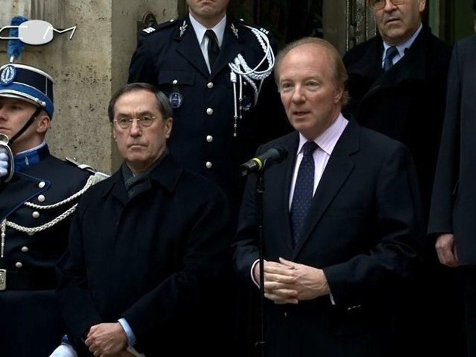 Passation de pouvoirs entre Brice HORTEFEUX et Claude GUÉANT