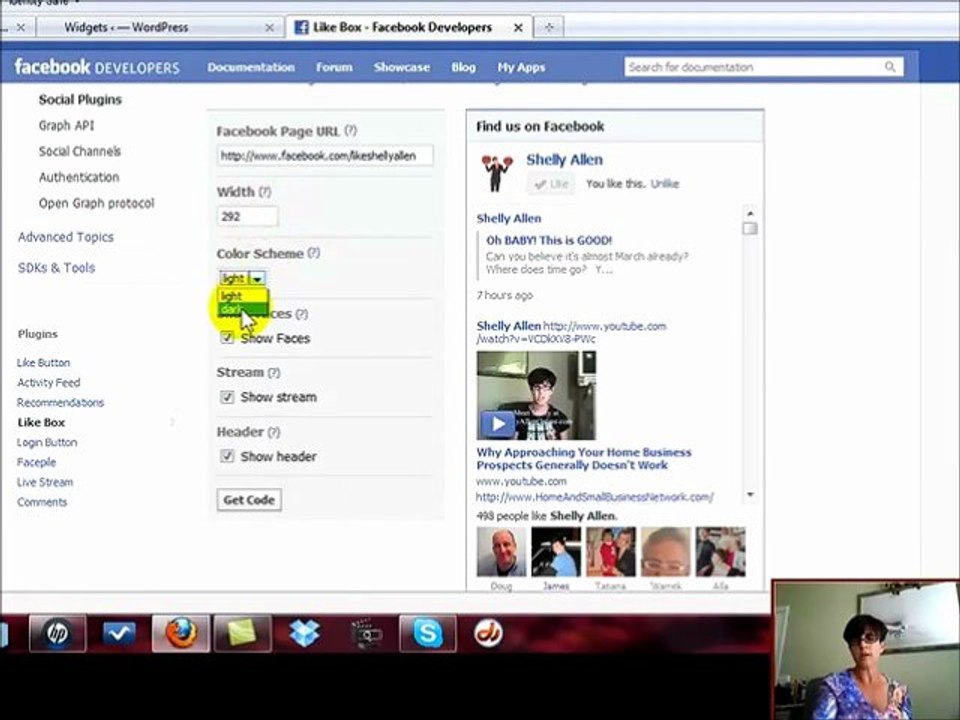 How To Add Facebook Like Box To Wordpress