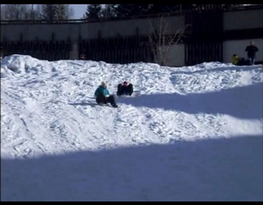 a la neige