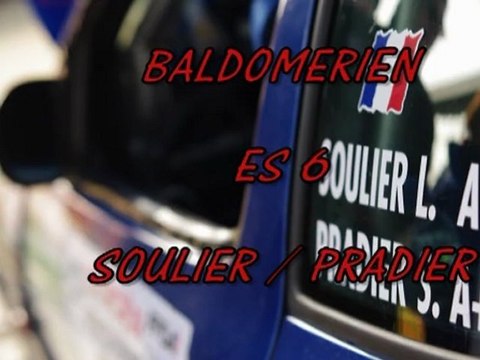 Rallye Baldomérien ES6 Embarquée SOULIER / PRADIER Megane A7