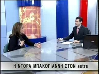 Η ΝΤΟΡΑ ΜΠΑΚΟΓΙΑΝΝΗ ΣΤΟ ASTRATV