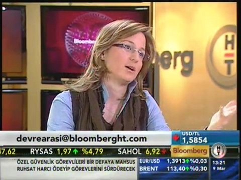 Müğe arslan Bloomberg HT devre Arası Programına konuk oldu