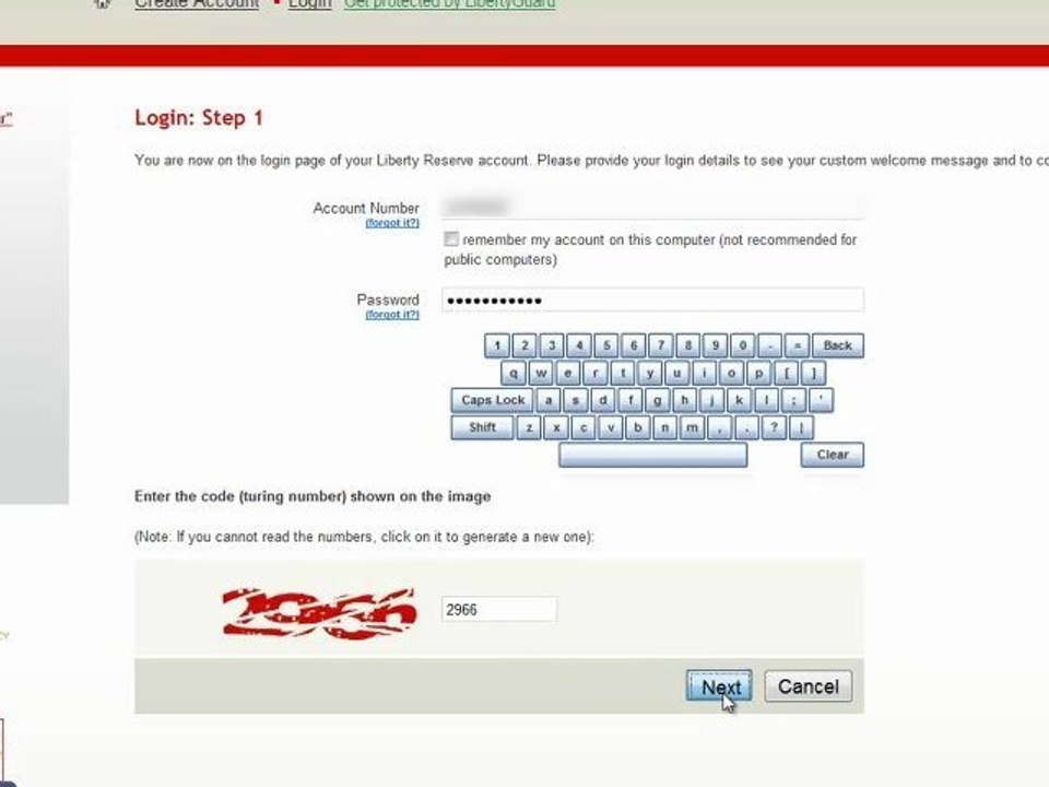 So legen Sie ein Konto bei LibertyReserve an