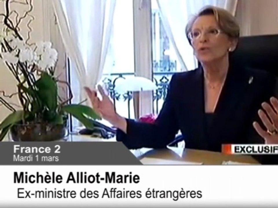 Michèle Alliot-Marie : "On va m'entendre"