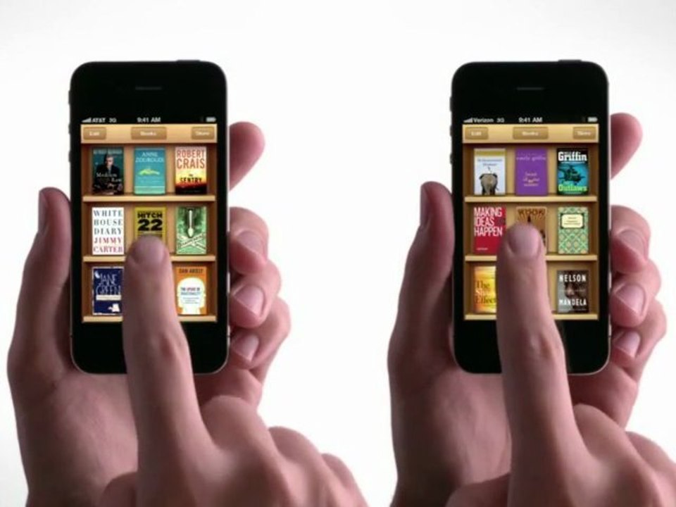 Publicité iPhone 4 - AT&T / Verizon (VO -  Jan 2011)