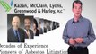 Symptoms of Mesothelioma Asbestos: Lawyers in Bakersfield