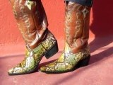 Bottes mexicaines Python couleur - www.boutiquemexicaine.com