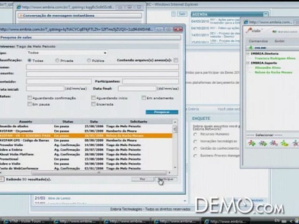 DEMO Spring 2011 - EMBRIA Technologies
