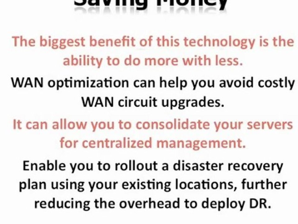 WAN Optimization - How You  and Your Network Can Benefit