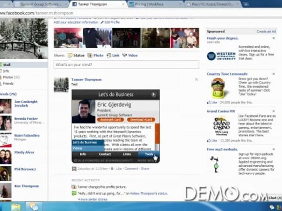 DEMO Spring 2011 - Workface, Inc.
