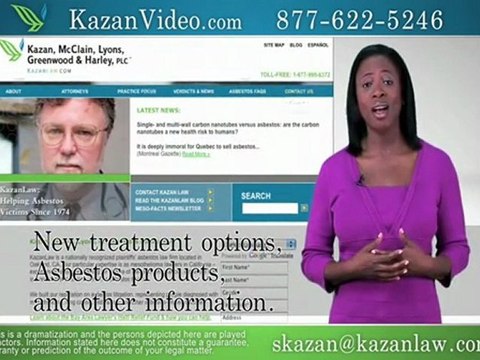 Asbestos Mesothelioma Information in San Diego, Stockton