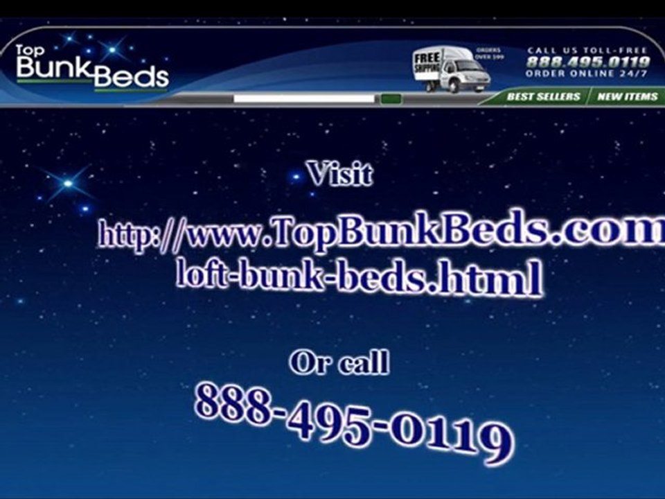 Comfortable Loft Bunk Beds