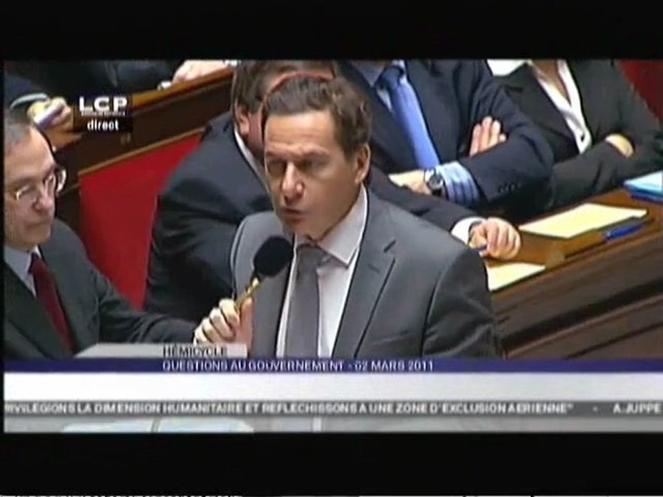 Intervention lors des questions au gouvernement - 02/03/2011