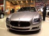 Maserati product range at the 2011 Geneva Auto Show