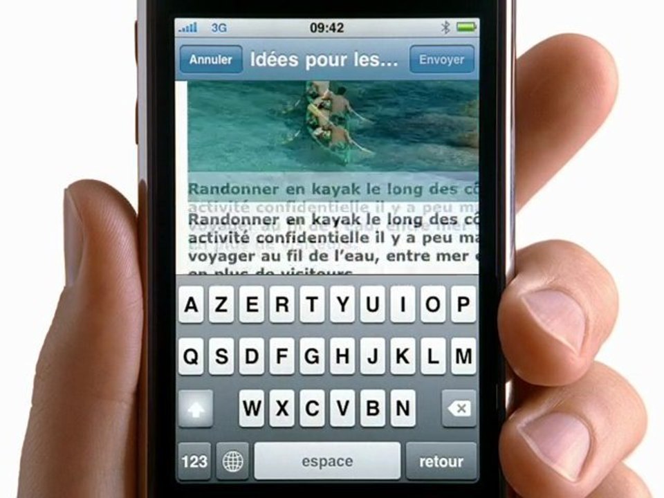 Apple Pub : Spot TV iPhone 3GS "Copier-Coller" (VF - 2009)