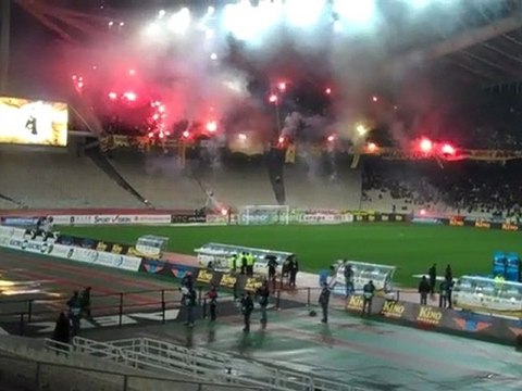 Ατμόσφαιρα πριν από ΑΕΚ-ΠΑΟΚ