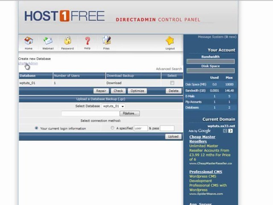 Partea II - Crearea unui site cu ajutorul Wordpress