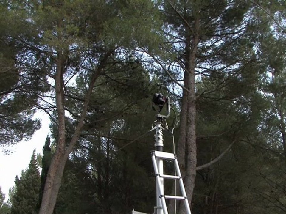Mat télescopique pour photos aériennes