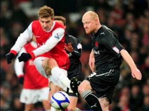 Arsenal 5-0 Leyton Orient Bendtner hat-trick