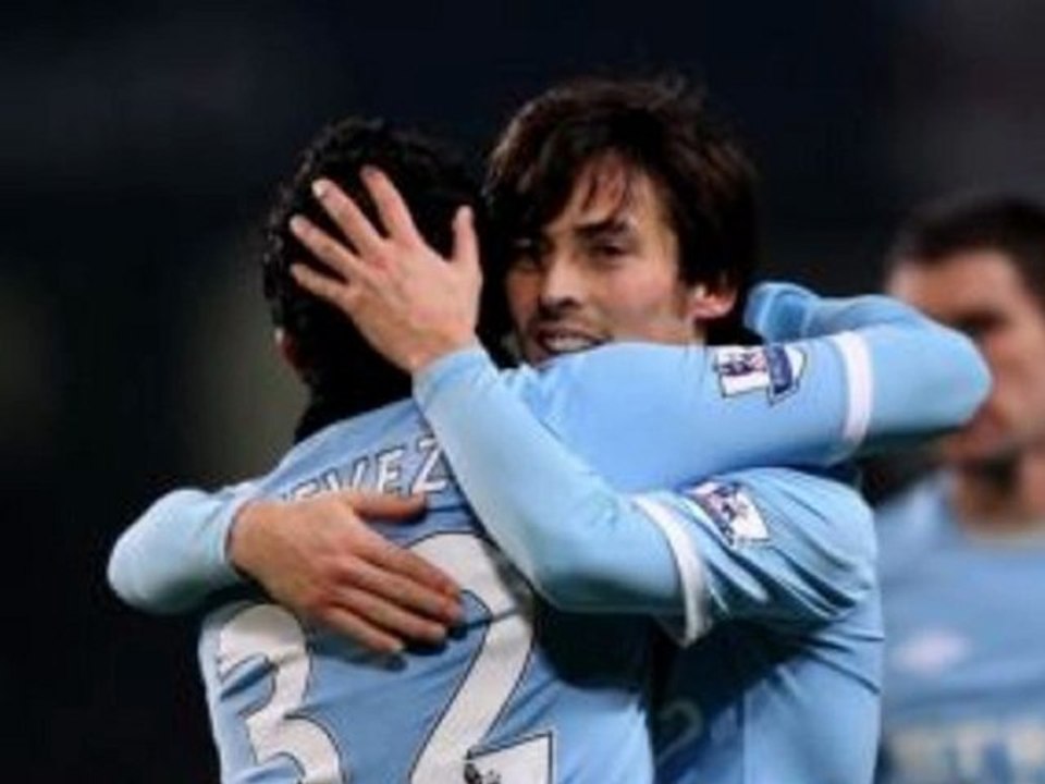 Manchester City 3-0 Aston Villa Balotelli,Silva supeb-strike
