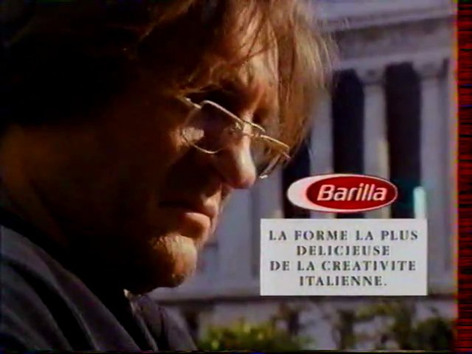 Publicité Pâtes Barilla 1993
