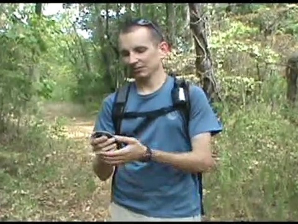 Garmin eTrex Handheld GPS--altimeter demo