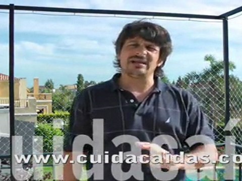 Proteccion de balcon terraza con red de tanza