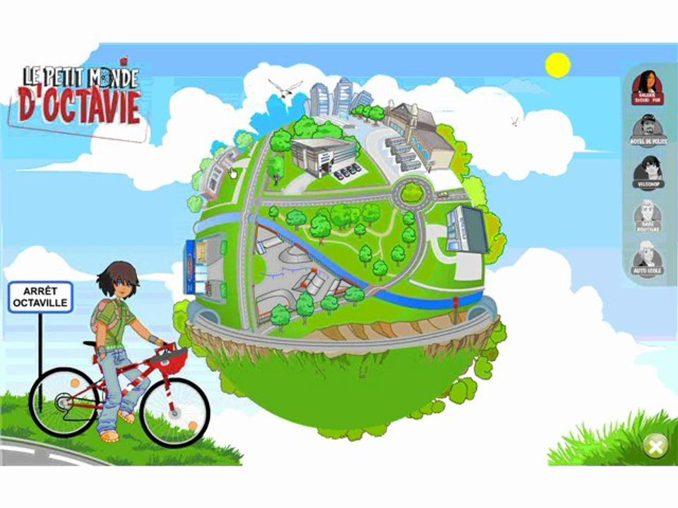 Le petit monde d'Octavie, accueil, Module 1