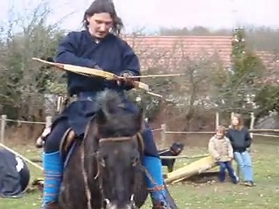 Tir à l'arc monté