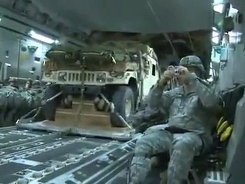 Airplane truck drop