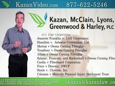 Class Action Mesothelioma Settlements in California - Video
