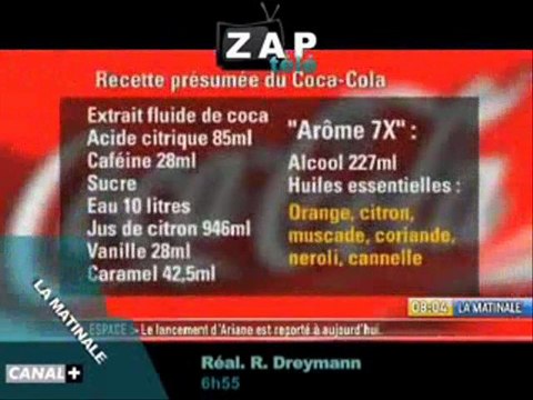 Les boissons de firme Coca Cola contiennent de l’alcool !