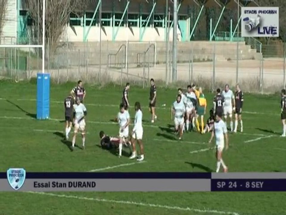 Les essais du match Stade Phocéen VS Seyssins