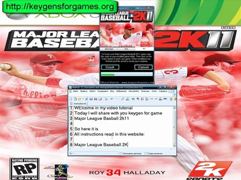 Major League Baseball 2K11 Gmae and Keygen Xbox 360, PS3 and
